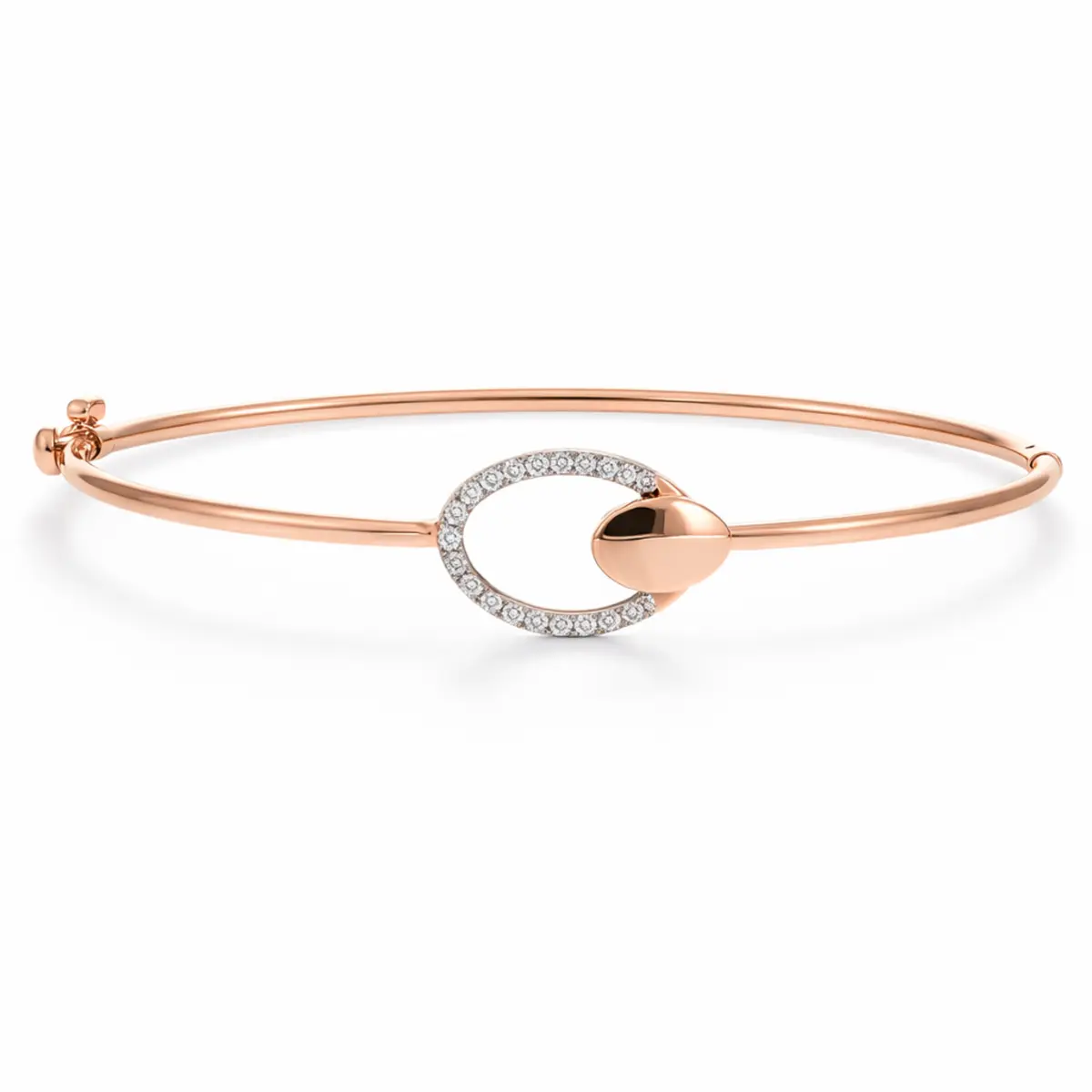 0.11 CT NATURAL DIAMOND BRACELET 18K GOLD